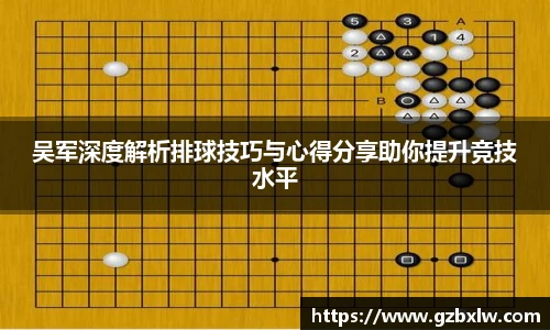 吴军深度解析排球技巧与心得分享助你提升竞技水平